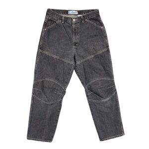 Vintage Utility Brand Jeans Mens Size 32 Y2K Baggy Charcoal